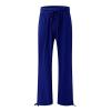 SHAOBGE Long Pants for Women Tall,Deals of The Day,Wide Leg Dress Pants for Women Business Casual Elastic Waist Comfy Work Pants Baggy Lounge Pants Trousers with PocketNavyLarge view 3