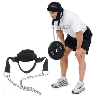 Adjustable Head Harness - Alpha Plus Neck Harness - Elevate Neck Strength Belt | Weight Lifting Head Harness Padded, Ultimate Neck Weight Workout Accessory for Linear Rotational Exercise
