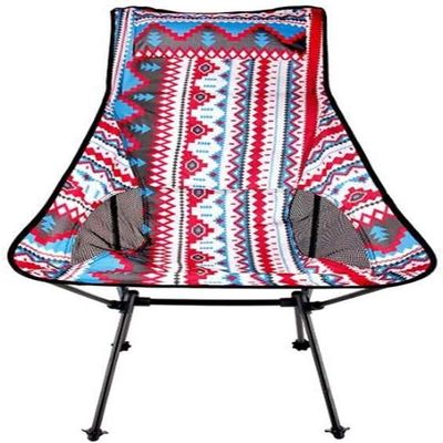Moon Chair Lightweight Folding Beach Chair Fishing Picnic Chair Portable Camping Chair(Color:Pink)