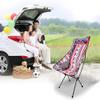 Moon Chair Lightweight Folding Beach Chair Fishing Picnic Chair Portable Camping Chair(Color:Pink) view 2