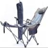 Camping Chair Folding Chair Adjustable Backrest Ottoman Camping Recliner Picnic Beach Chair with Footrest Fishing Chair view 1