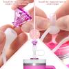 6pcs Diamond Straw Topper for Stanley Cup 40&30oz Silicone Straw Covers Cap for Tumblers Reusable Straw Toppers Stanley Cup Accessories view 3