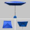 Fishing Umbrella, Sun Protection Windproof Sunscreen Ventilation Umbrellas, 360 Rotation, Waterproof Rain Umbrella, with Tilt, Patio, Beach Lawn & Garden, Outdoor Sun Shade (Blue 3 * 3m) view 3
