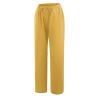 ABOUTYES Linen Pants Women Summer 2024 Casual Drawstring Elastic Waist Cotton Long Wide Leg Pant Lounge Trousers with Pockets view 4
