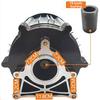 ZHOZHUT 1200W-3000W Electric Tricycle Motor High Power DC Brushless Motor 60V / 72V Electric Tricycle Differential Motor, Pure Copper Coil, 18 Tooth Concave Shaft Motor,3000w72v,4400RPM view 4