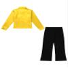 HULIJA Kids Boys Sequins Dance Outfits Dance Shirts with Pants Latin Jazz Modern Ballroom Dancewear Disco Party Costume Gold 6 Years view 4