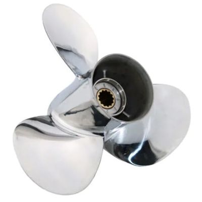 AQUAMAN 11 3/8x14 Boat Propeller for Yamaha Outboard Engines T25HP F30HP 40HP 48HP 50HP 55HP 60HP,13 Spline Tooth,Stainless