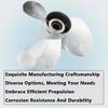 AQUAMAN 11 3/8x14 Boat Propeller for Yamaha Outboard Engines T25HP F30HP 40HP 48HP 50HP 55HP 60HP,13 Spline Tooth,Stainless view 4