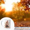 Hyturtle Personalized Fall Gnome Coffee Mug - Gnomes Gifts For Women - Thank You Motivational Cup - Fall Autumn Decor Gifts For Farmhouse Thanksgiving - Custom Name 11oz White Ceramic Coffee Tea Mug view 4