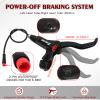 BUCKLOS Ebike Hydraulic Disc Brake Zoom HB-775E 2-PIN 2 Pistons Ebike Electric Power-Off Brakes Left Front 1110mm Right Rear 1850mm with Mounting Adapter Fit E-Bike,Scooter and Electric Motorcycle view 3