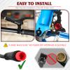 BUCKLOS Ebike Hydraulic Disc Brake Zoom HB-775E 2-PIN 2 Pistons Ebike Electric Power-Off Brakes Left Front 1110mm Right Rear 1850mm with Mounting Adapter Fit E-Bike,Scooter and Electric Motorcycle view 4