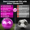 Champhox Size 4 Soccer Ball Glitter - Kids Aged 4-6 6-8 8-12 Outdoors Sports Training Ball Recreation Playing Ball Teens Girls Children Youth Back to School Birthday view 3