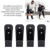 WOOXGEHM 4PCS Hockey Stick Rack, Wall Mounted Black Acrylic Hockey Stick Holder, Hockey Stick Hanger for Game Rooms, Restaurants, Bars, Clubs, Pool Halls, Garages view 3