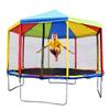 BIWKONI Trampoline Shade Cover, Sunscreen Snow Rainproof Trampoline Canopy Accessories, Backyard Playground Sunshade Roof, Without Frame,16FT view 2
