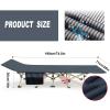 N/A Folding Camping Cot with Mattress for Adults,Sleeping Bed Cots,Portable Sleeping Cot Bed with Carry Bag for Tent, Office, Camping, Outdoor,Suede Surface view 2