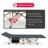 N/A Folding Camping Cot with Mattress for Adults,Sleeping Bed Cots,Portable Sleeping Cot Bed with Carry Bag for Tent, Office, Camping, Outdoor,Suede Surface view 3