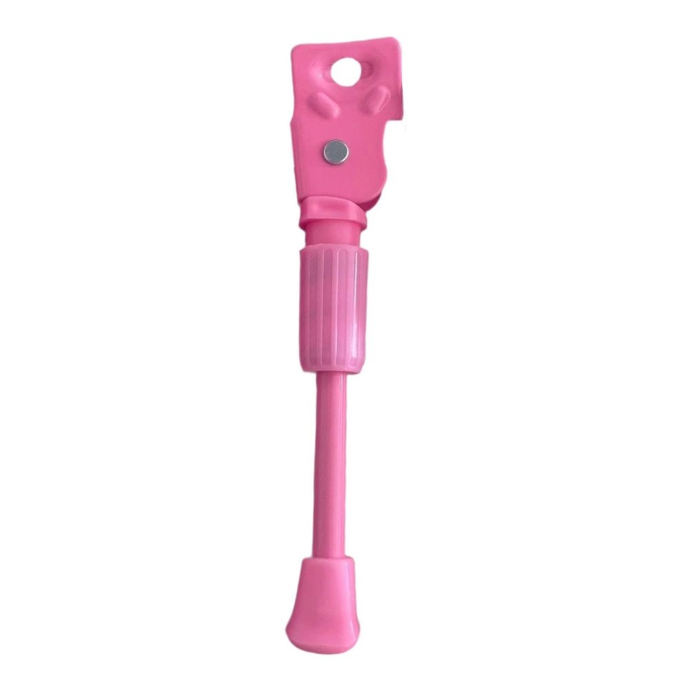 kowaku Kids Bike Kickstand Bicycle Kickstand Pink Accessories Single Leg Kickstand Foot Kick Stand for Mountain Bike Side Support, 16 Inch