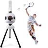 Automatic Badminton Pitching Machine, Shuttlecock Launcher, Restore Memory Function, 1-5S Time Adjustment & Fixed Point Serve Training, for Indoor & Outdoor Training, Badminton Learners view 1