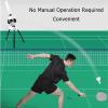 Automatic Badminton Pitching Machine, Shuttlecock Launcher, Restore Memory Function, 1-5S Time Adjustment & Fixed Point Serve Training, for Indoor & Outdoor Training, Badminton Learners view 2