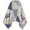 EXTREE Scarfs for Women Pashmina Silky Shawl Wrap for Evening Dressing Blanket Open Front Poncho Cape view 1
