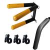 EXCLURA Wing Chun Wooden Dummy Trainer for Sandbag, Portable Wing Chun Training Equipment for Home Training, Wooden Man Pile Spring Arms  Leg view 2
