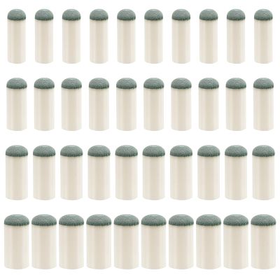 XIHIRCD 40pcs Billiard Cue Tips, 4 Sizes Slip On Pool Cue Tips Replacement Screw On Pool Cue Tips Billiard Cue Tip Replacement Kit Billiard Pool Cue Tips Pool Table Accessories for Pool Stick