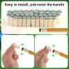 XIHIRCD 40pcs Billiard Cue Tips, 4 Sizes Slip On Pool Cue Tips Replacement Screw On Pool Cue Tips Billiard Cue Tip Replacement Kit Billiard Pool Cue Tips Pool Table Accessories for Pool Stick view 4