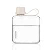 ALLKELR Portable Flat Water Bottle,BPA Free Reusable Tritan Plastic Travel Water Bottle Cup,Lightweight Leakproof Slim Water Bottle Fits Purse,Backpacking, Hiking (White, 10.8 oz) view 1