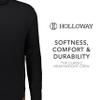 Holloway Classic Heavyweight Fleece Crew, Black, M view 4