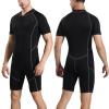 OMGear Wetsuit Women Men 3mm Neoprene Dive Wet Suit for Cold Water Short Thermal Swimsuit for Adults Snorkel Suit for Snorkeling Scuba Diving Swimming(Gray,XL) view 1