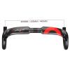AGSDGAWD Bike Bent Handlebar 3K Full Carbon Fiber Road Bike Drop Bar Internal Cable 31.8MM Road Bike Bicycle Handlebar Pneumatic Bike Handlebar(Size:400MM) view 2