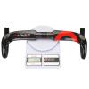 AGSDGAWD Bike Bent Handlebar 3K Full Carbon Fiber Road Bike Drop Bar Internal Cable 31.8MM Road Bike Bicycle Handlebar Pneumatic Bike Handlebar(Size:400MM) view 3