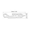 PATIKIL Dart Wrench Tool, Metal Dart Head Handling Dart Accessories for Loading and Unloading of Aluminum Rod and Specific Dart Head, Silver Tone view 2