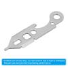 PATIKIL Dart Wrench Tool, Metal Dart Head Handling Dart Accessories for Loading and Unloading of Aluminum Rod and Specific Dart Head, Silver Tone view 4