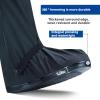 Rain Shoe CoversReusable & Foldable Rain Boot Shoe Cover with Zipper Waterproof Reflector Anti-Snow Reusable Galoshes for Men and Women Waterproof Rain Boot Multi-Code Optional (strainless,Large) view 3