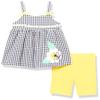 Bonnie Jean Baby Girls, Toddler Girls Applique Daisy and Bee Summer Short Set view 1