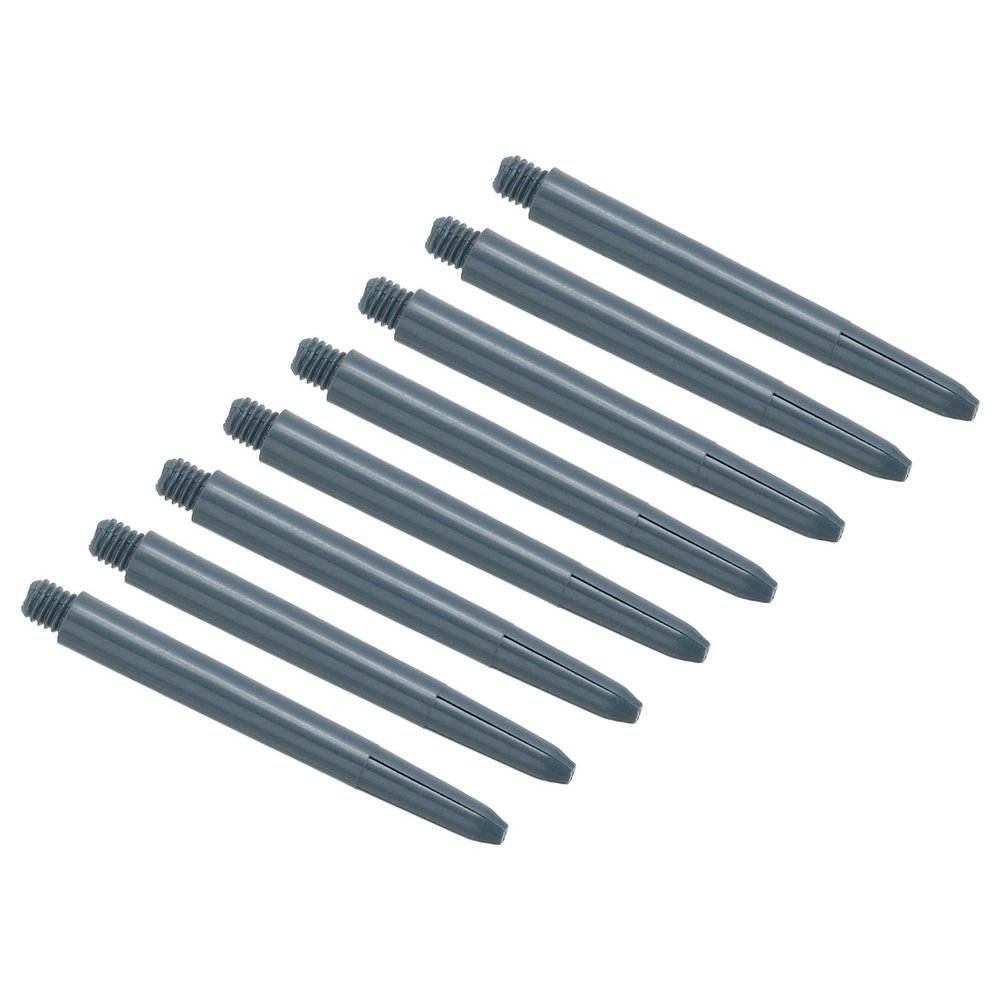 PATIKIL 53mm Plastic Dart Shafts, 50 Pack Medium 2BA Thread Dart Stems Dart Accessories, Grey