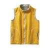 Betadog Little Boys Fleece Lined Vest Cute Cartoon Patterns Zipper Closure Sleeveless Jacket Thick (Yellow, 3-4 Years)