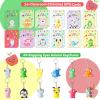 MeleBase Classroom Christmas Gifts for Students 24 Pack Popping Eyes Animal Keychains Christmas Gifts for Students from Teachers, Classroom Exchange Prizes view 4