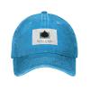 BASTU Flag of Aspen, Colorado Baseball Cap for Men Women Hats Denim Trucker Caps Dad Hat, Blue view 2
