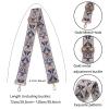 ASKJDKK Purse Straps Replacement Crossbody - Adjustable Bag Strap for Purses, Wide Shoulder Strap for Women Guitar Purses (Gray) view 2