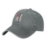 BASTU American Flag Disc Golf Baseball Cap for Men Women Hats Denim Trucker Caps Dad Hat view 1