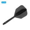 PATIKIL Integrated Dart Shaft and Flights, 6 Pack 2BA Durable Plastic Dart Flight Replacement Dart Accessories, Black view 3