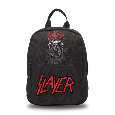 Rocksax Slayer Skulls Band Logo Mini Backpack Size One Size