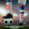 MediCaptain MiniGuards - Mini Shin Guards for Soccer Players - Tiny Shin Pads for Men, Women, Teens - Miniature Shin Guards 3.9 x 2.4 inch - Perfect for High Level Soccer Athletes (Red) view 4