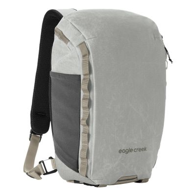 eagle creek Explore Sling Pack - Compact Crossbody Sling Bag With Cushioned Back Panel, Reinforced Side Grab Handle & Stretchy Mesh Side Pockets - Travel Accessories - Storm Grey