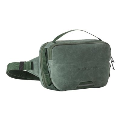 Eagle Creek Explore Hip Pack - Accordian-Style Multipocket Cross-Body or Hip Pack With Breathable & Cushioned Back Panel - Travel Accessories - Grass Green