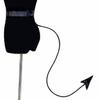 ATekatac Devil Tail Halloween Cosplay Props Cute Love Heart Demon Tail (Triangle Black) view 1