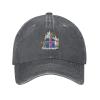 BASTU Coat of arms of Iceland Baseball Cap for Men Women Hats Denim Trucker Caps Dad Hat, Deep Heather view 2
