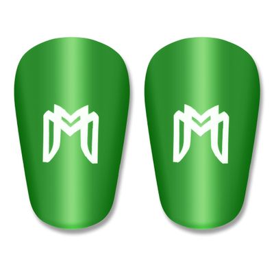 MediCaptain MiniGuards - Mini Shin Guards for Soccer Players - Tiny Shin Pads for Men, Women, Teens - Miniature Shin Guards 3.9 x 2.4 inch - Perfect for High Level Soccer Athletes (Green)
